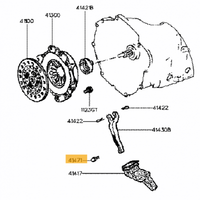 FORQUILHA DE EMBRAIAGEM RN4147134020